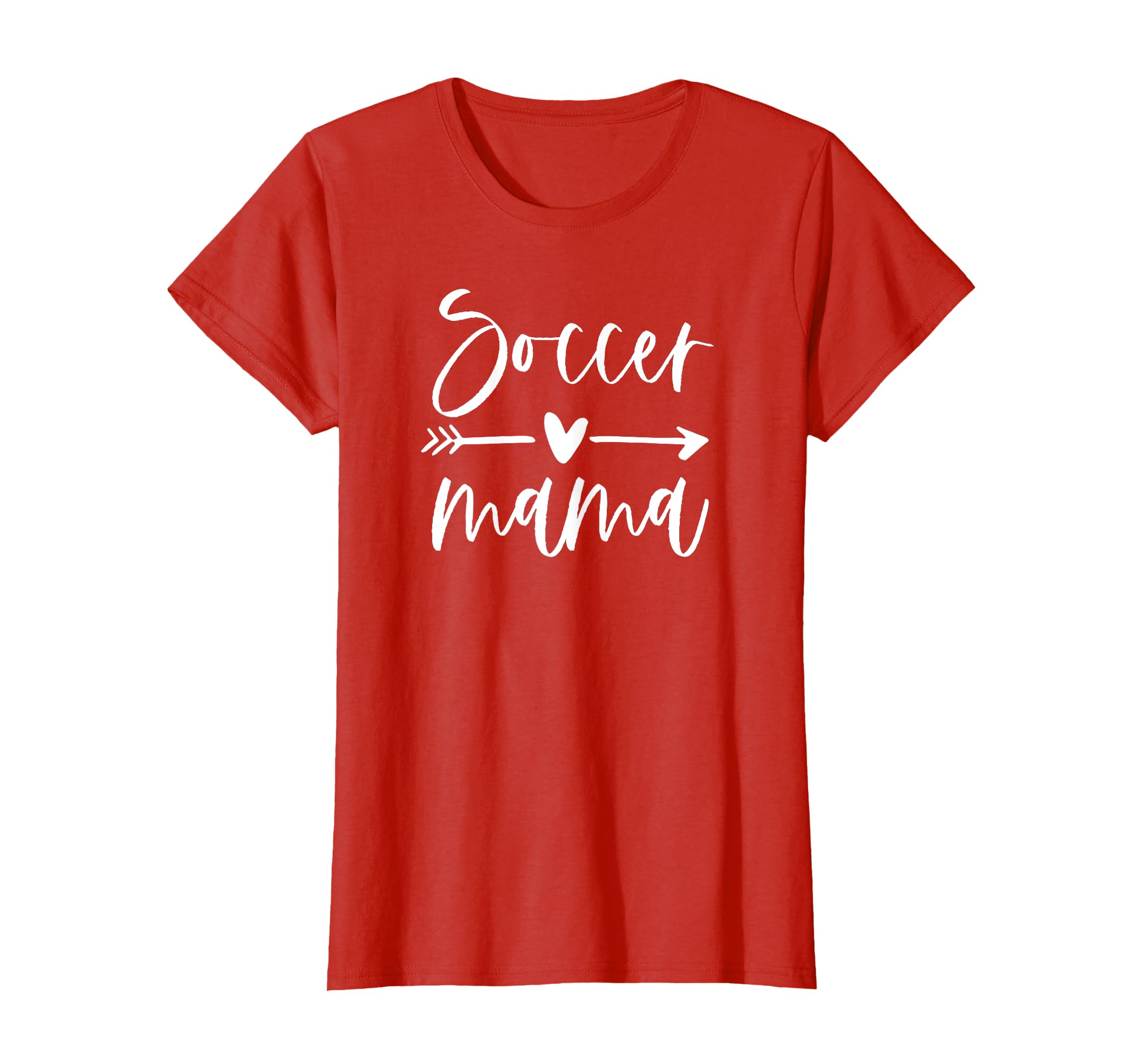 Soccer Mama Heart Arrow T-Shirt - Casual Everyday Wear for Adults - T-Shirt, Sweatshirt, Hoodie