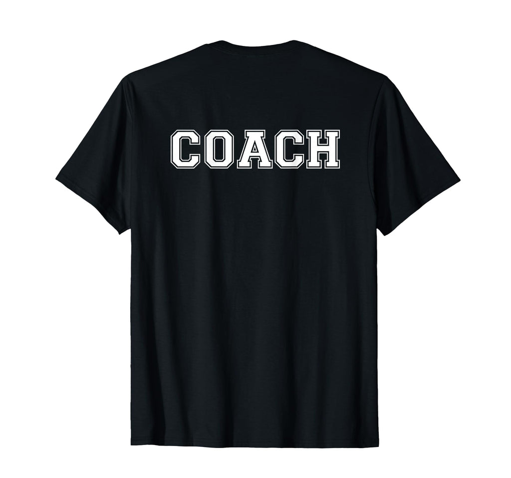 Coach Varsity Lettering Printed T-Shirt - Fun Novelty Design for Adults - T-Shirt, Sweatshirt, Hoodie