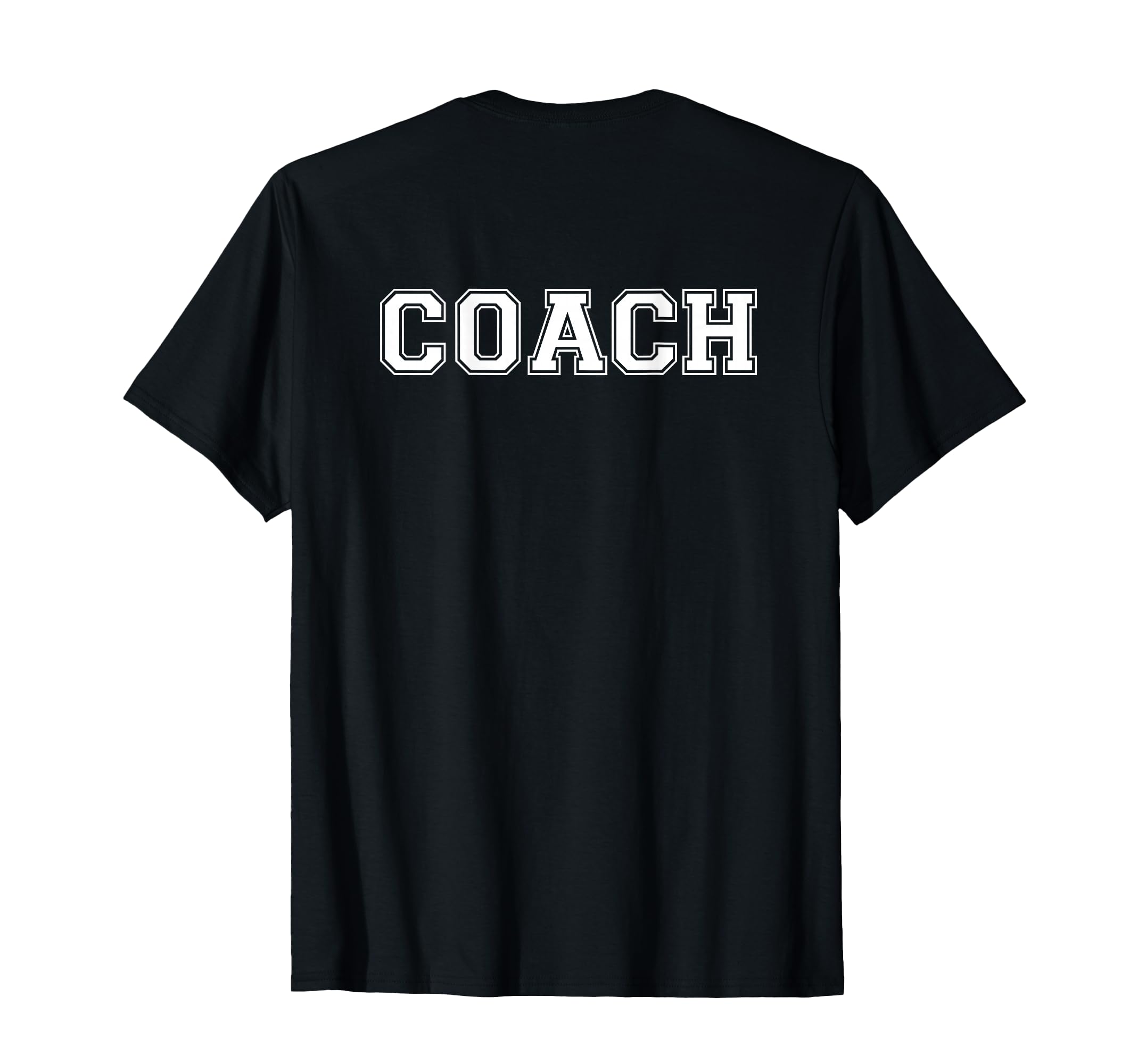 Coach Varsity Lettering Printed T-Shirt - Fun Novelty Design for Adults - T-Shirt, Sweatshirt, Hoodie