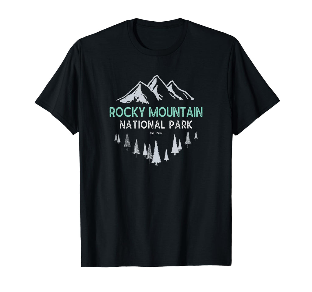 Rocky Mountain National Park T-Shirt - Minimalist Print Men Women - T-Shirt, Sweatshirt, Hoodie