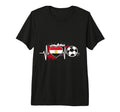 Football Pulse Egypt Flag T-Shirt - Casual Everyday Wear Men Women - T-Shirt, Sweatshirt, Hoodie