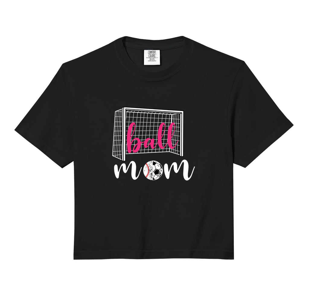 Soccer Mom Ball Football Game Day T-Shirt - Trendy Graphic for Adults - T-Shirt, Sweatshirt, Hoodie