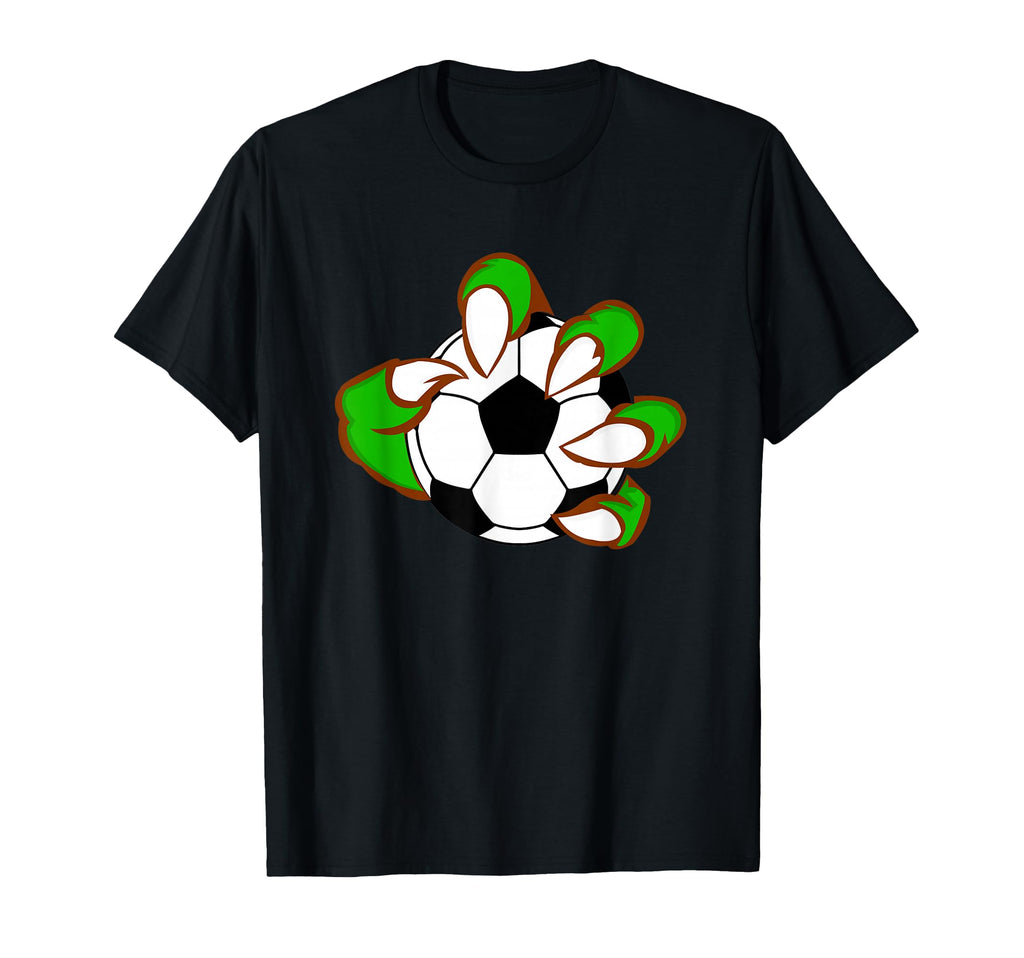 Monster Claw Soccer Ball Sports Lover T-Shirt - Trendy Graphic Unisex - T-Shirt, Sweatshirt, Hoodie