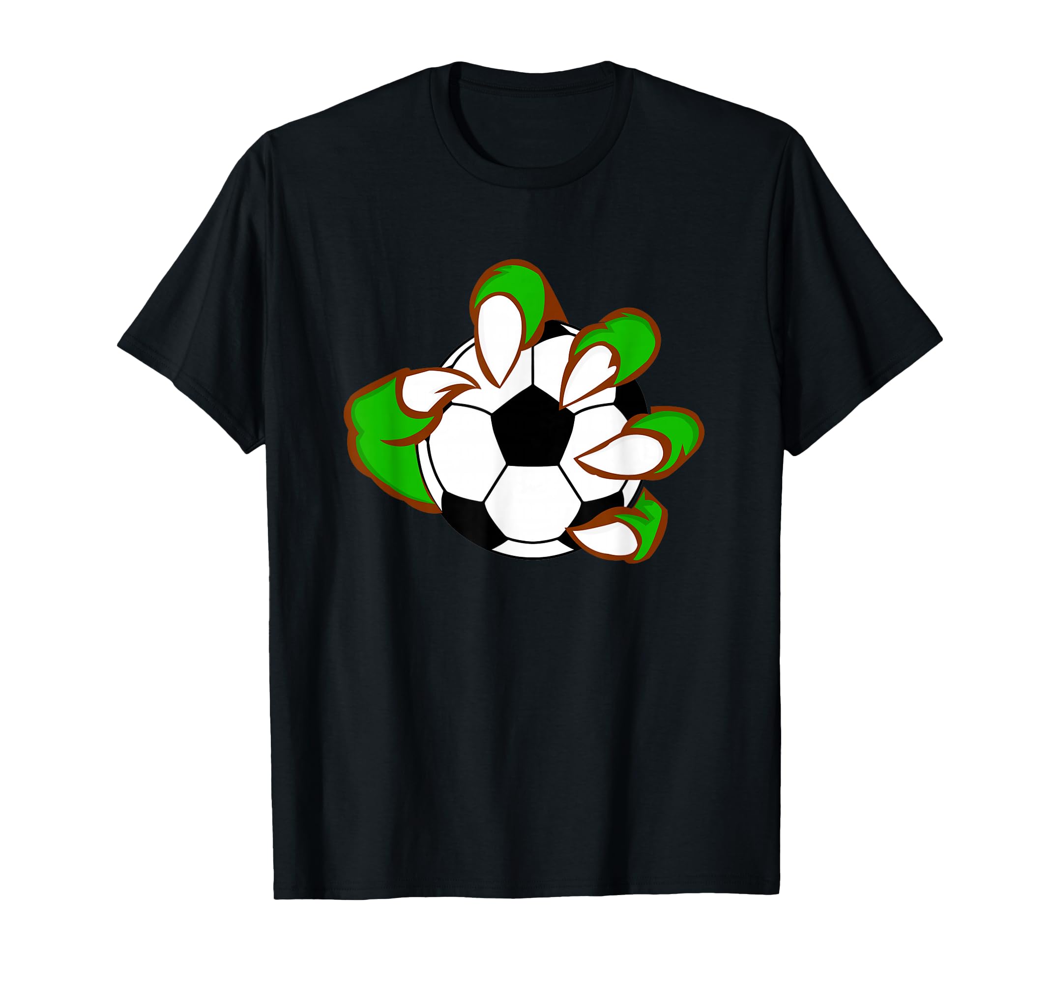 Monster Claw Soccer Ball Sports Lover T-Shirt - Trendy Graphic Unisex - T-Shirt, Sweatshirt, Hoodie