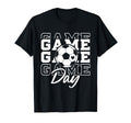 Game Day Soccer Ball Soccer Mom T-Shirt - Custom Art Print Men Women - T-Shirt, Sweatshirt, Hoodie