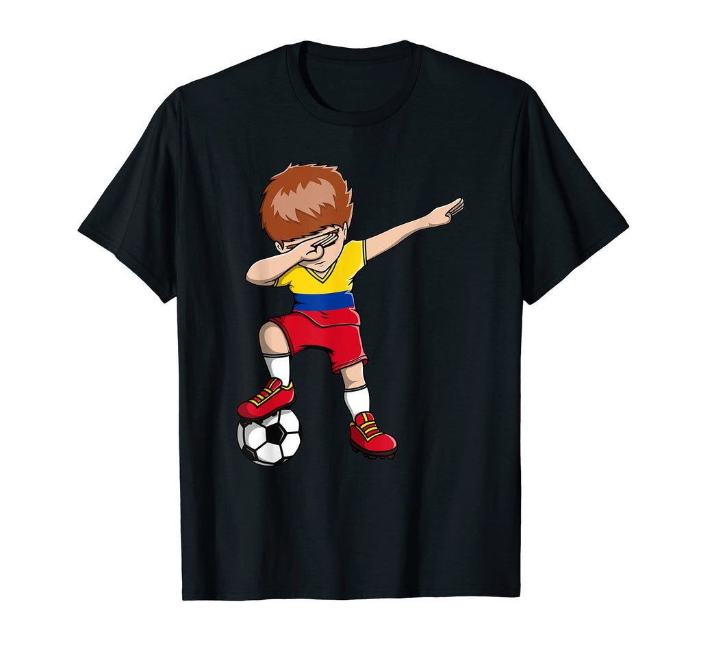 Dabbing Soccer Colombia Jersey Colombian T-Shirt - Minimalist Print Unisex - T-Shirt, Sweatshirt, Hoodie
