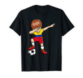 Dabbing Soccer Colombia Jersey Colombian T-Shirt - Minimalist Print Unisex - T-Shirt, Sweatshirt, Hoodie