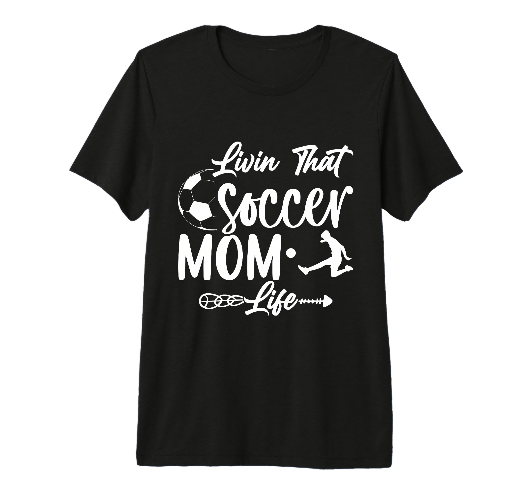 Living That Soccer Mom Life Funny T-Shirt - Streetwear Style Unisex - T-Shirt, Sweatshirt, Hoodie