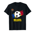 Moldova Soccer Moldovan Football Moldova T-Shirt - Custom Art Print Unisex - T-Shirt, Sweatshirt, Hoodie