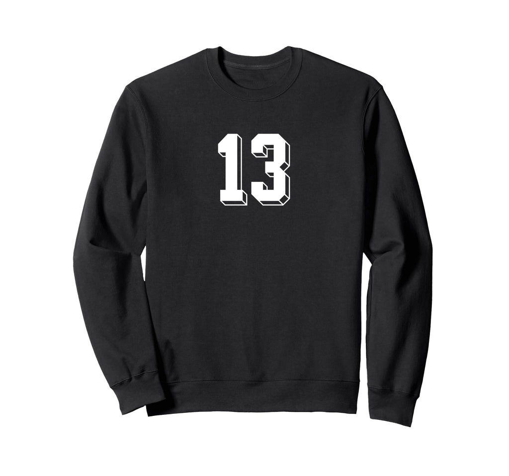 Number 13 80S 90S Soccer Team Sweatshirt - Custom Art Print for Adults - T-Shirt, Sweatshirt, Hoodie