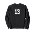 Number 13 80S 90S Soccer Team Sweatshirt - Custom Art Print for Adults - T-Shirt, Sweatshirt, Hoodie