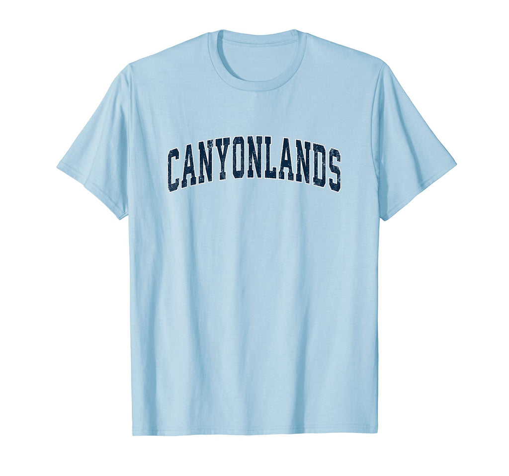 Canyonlands National Park Sports Navy T-Shirt - Streetwear Style for Adults - T-Shirt, Sweatshirt, Hoodie