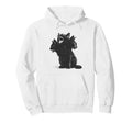3 Headed Cat Grunge Alt 90S Halloween Hoodie - Graphic Print Men Women - T-Shirt, Sweatshirt, Hoodie
