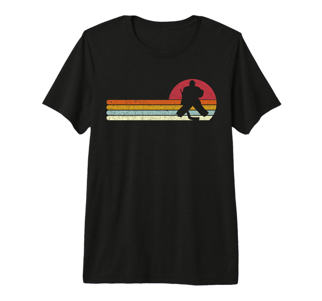 Goalie Sunset Ice Hockey Goalkeeper T-Shirt - Streetwear Style Men Women - T-Shirt, Sweatshirt, Hoodie