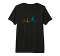 Soccer Heart Rate Lgbtq Heartbeat T-Shirt - Minimalist Print for Adults - T-Shirt, Sweatshirt, Hoodie