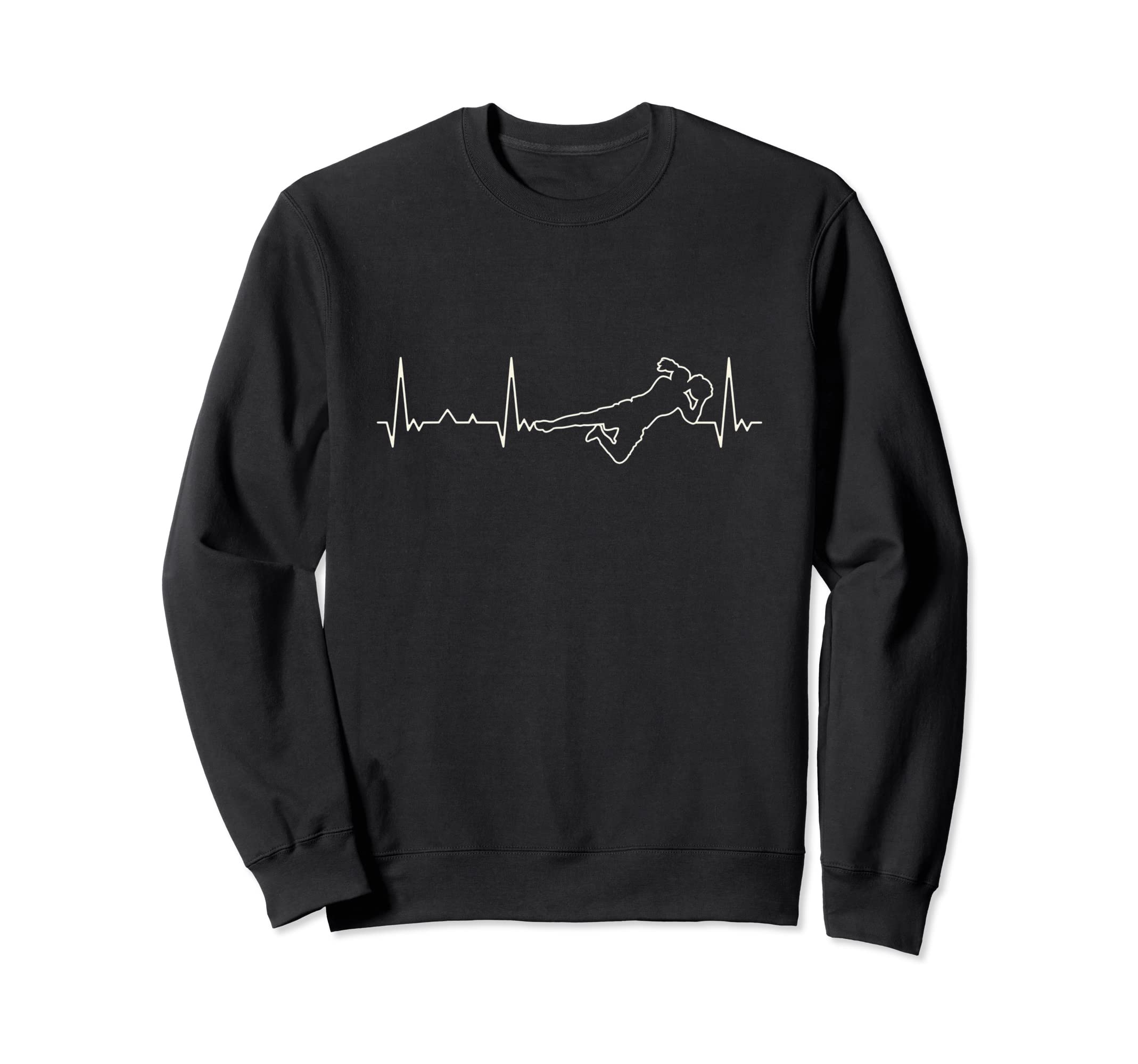 Funny Heartbeat Soccer Goalie Sweatshirt - Casual Everyday Wear Men Women - T-Shirt, Sweatshirt, Hoodie
