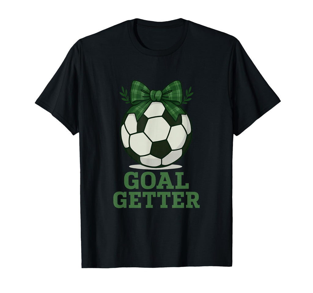 Goal Getter Soccer Mom Coquette Bow T-Shirt - Streetwear Style Unisex - T-Shirt, Sweatshirt, Hoodie
