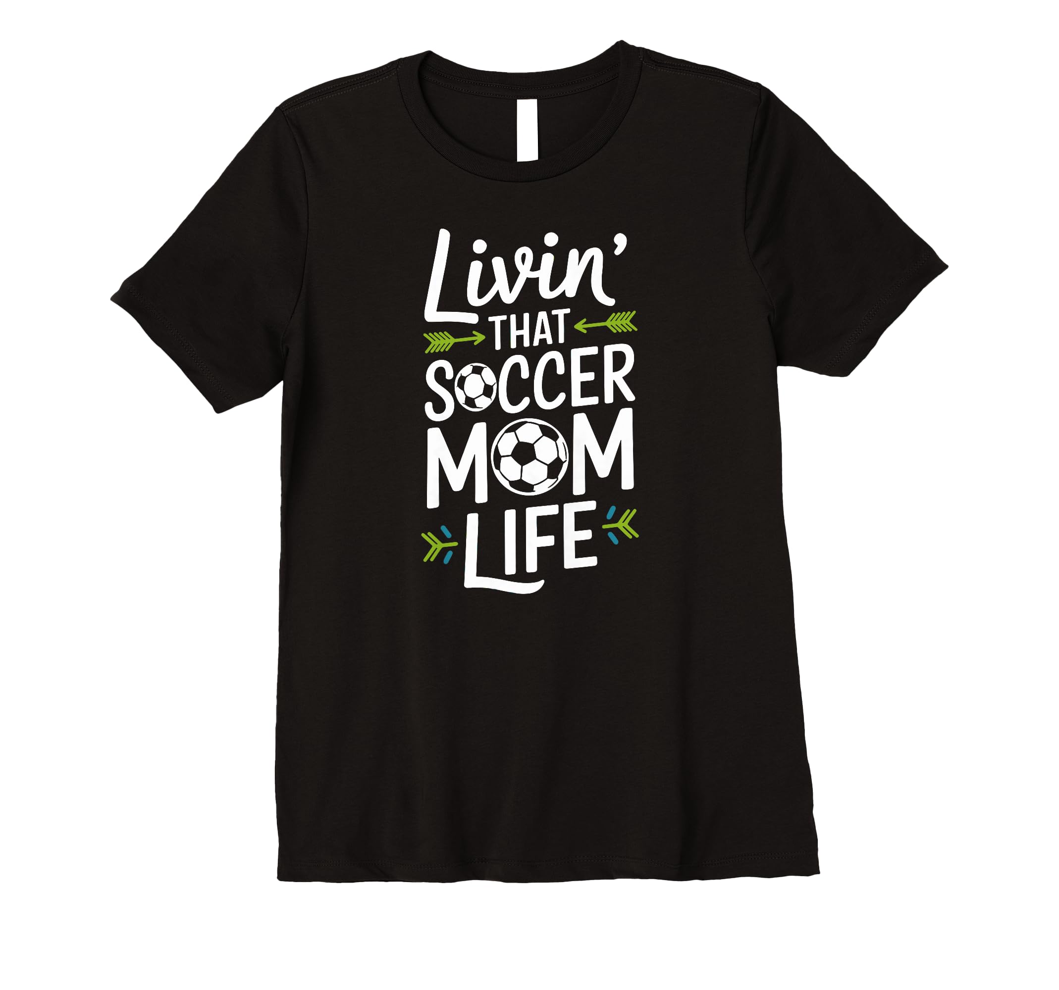 Womens Livin That Soccer Mom Life T-Shirt - Custom Art Print Men Women - T-Shirt, Sweatshirt, Hoodie