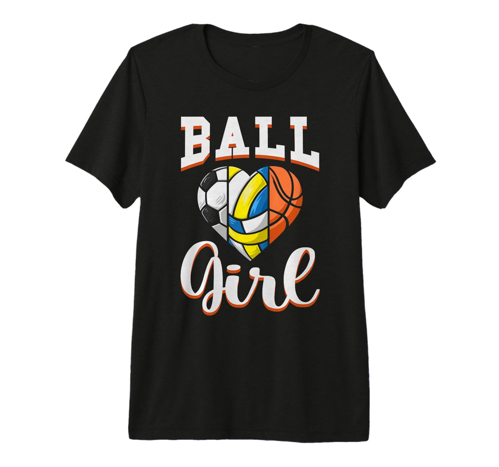 Ball Sports Heart Soccer T-Shirt - Casual Everyday Wear Men Women - T-Shirt, Sweatshirt, Hoodie