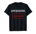 Awesome Coach Coachs Sport Loves T-Shirt - Aesthetic Graphic Unisex - T-Shirt, Sweatshirt, Hoodie