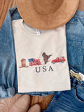 Simple USA Patriotic Graphic - Adult & Kids T-Shirts, Sweatshirts & Hoodies apparel design preview 1