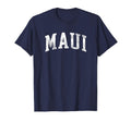 Maui Hawaii Varsity Arched Text Mens T-Shirt - Trendy Graphic for Adults - T-Shirt, Sweatshirt, Hoodie
