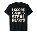 Soccer Score Goals Football Valentine T-Shirt - Unique Graphic Men Women - T-Shirt, Sweatshirt, Hoodie