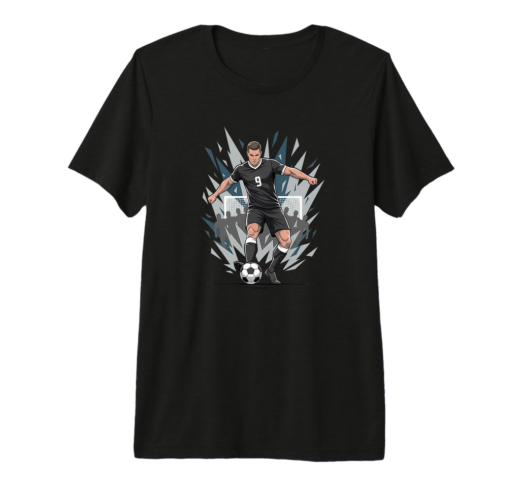 Football Soccer Striker Scoring T-Shirt - Casual Everyday Wear Men Women - T-Shirt, Sweatshirt, Hoodie
