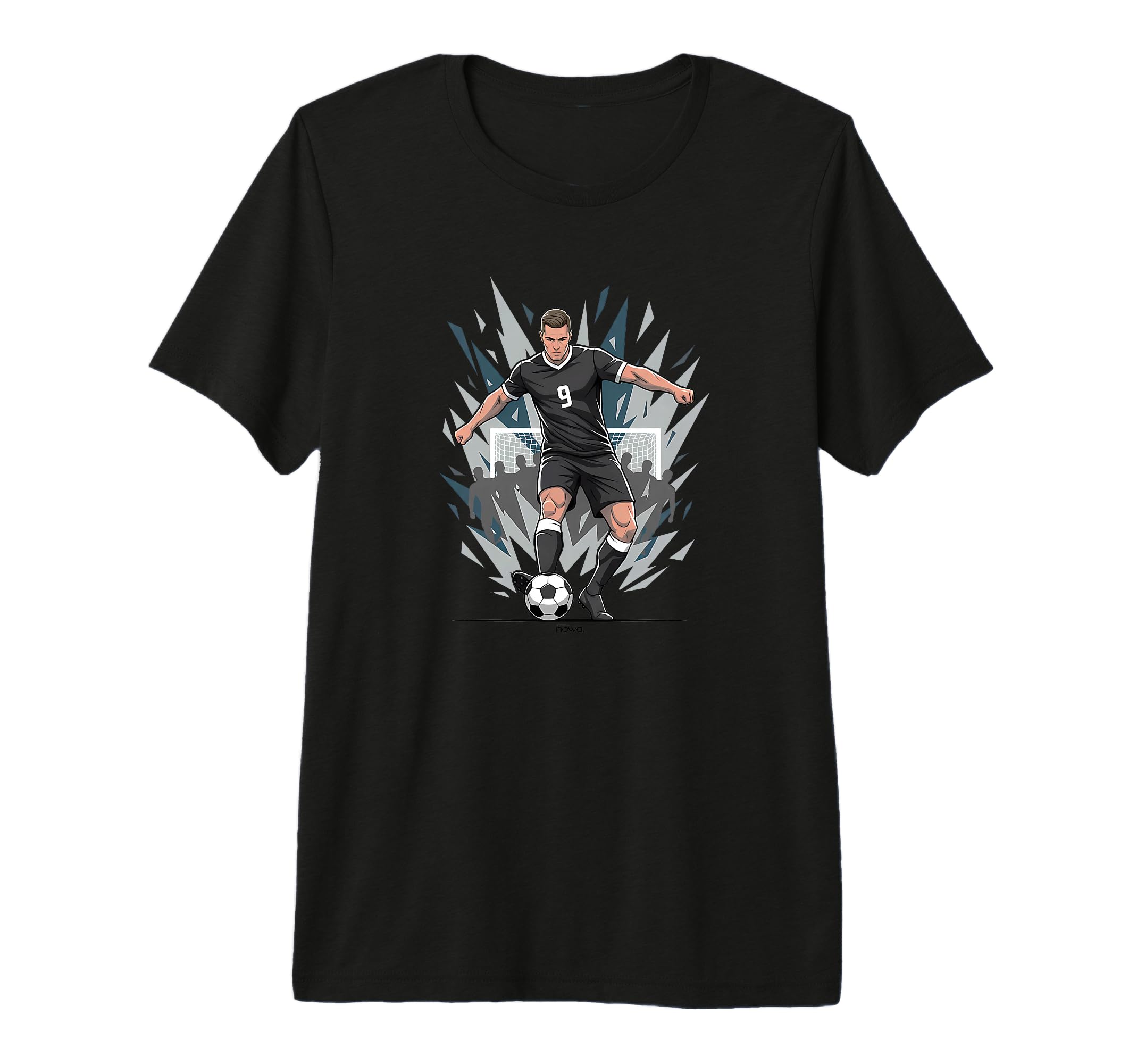 Football Soccer Striker Scoring T-Shirt - Casual Everyday Wear Men Women - T-Shirt, Sweatshirt, Hoodie