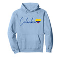 Colombia Heart Pride Colombian Flag Hoodie - Trendy Graphic Unisex - T-Shirt, Sweatshirt, Hoodie