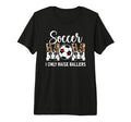 Soccer Mom I Only Raise Ballers Mom T-Shirt - Trendy Graphic for Adults - T-Shirt, Sweatshirt, Hoodie