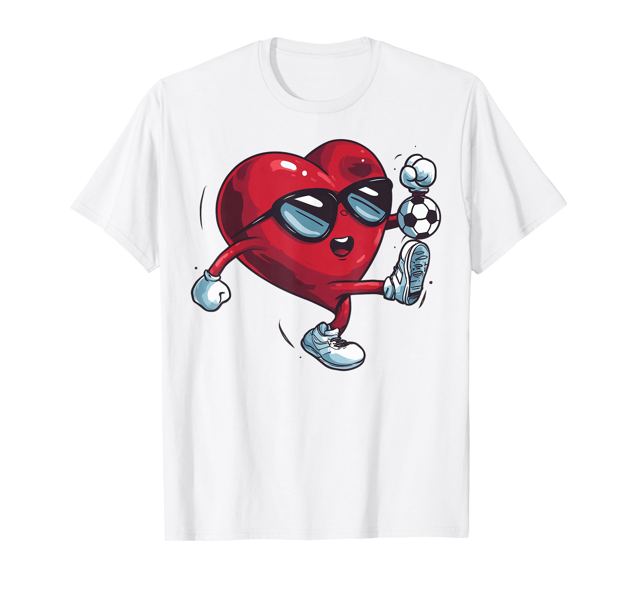 Soccer Heart Player Team Coach T-Shirt - Fun Novelty Design Unisex - T-Shirt, Sweatshirt, Hoodie