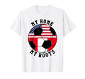 My Home My Roots Peru Flag Soccer T-Shirt - Custom Art Print Unisex - T-Shirt, Sweatshirt, Hoodie