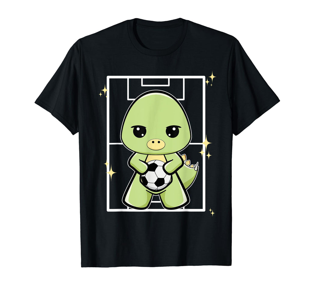 Stegosaurus Dinosaur Playing Soccer T-Shirt - Aesthetic Graphic Unisex - T-Shirt, Sweatshirt, Hoodie