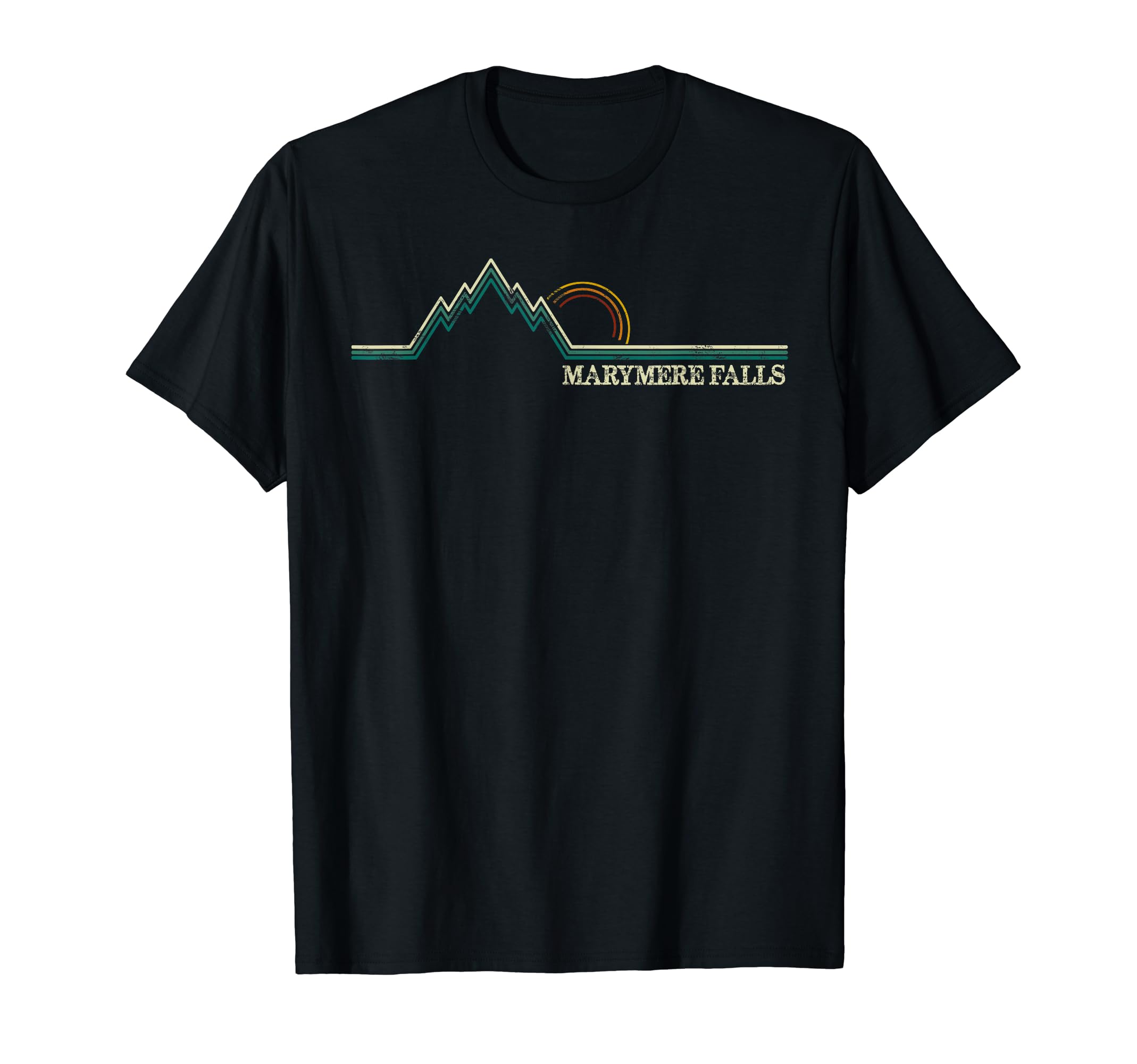 Marymere Falls Olympic National Park T-Shirt - Novelty Apparel Unisex - T-Shirt, Sweatshirt, Hoodie
