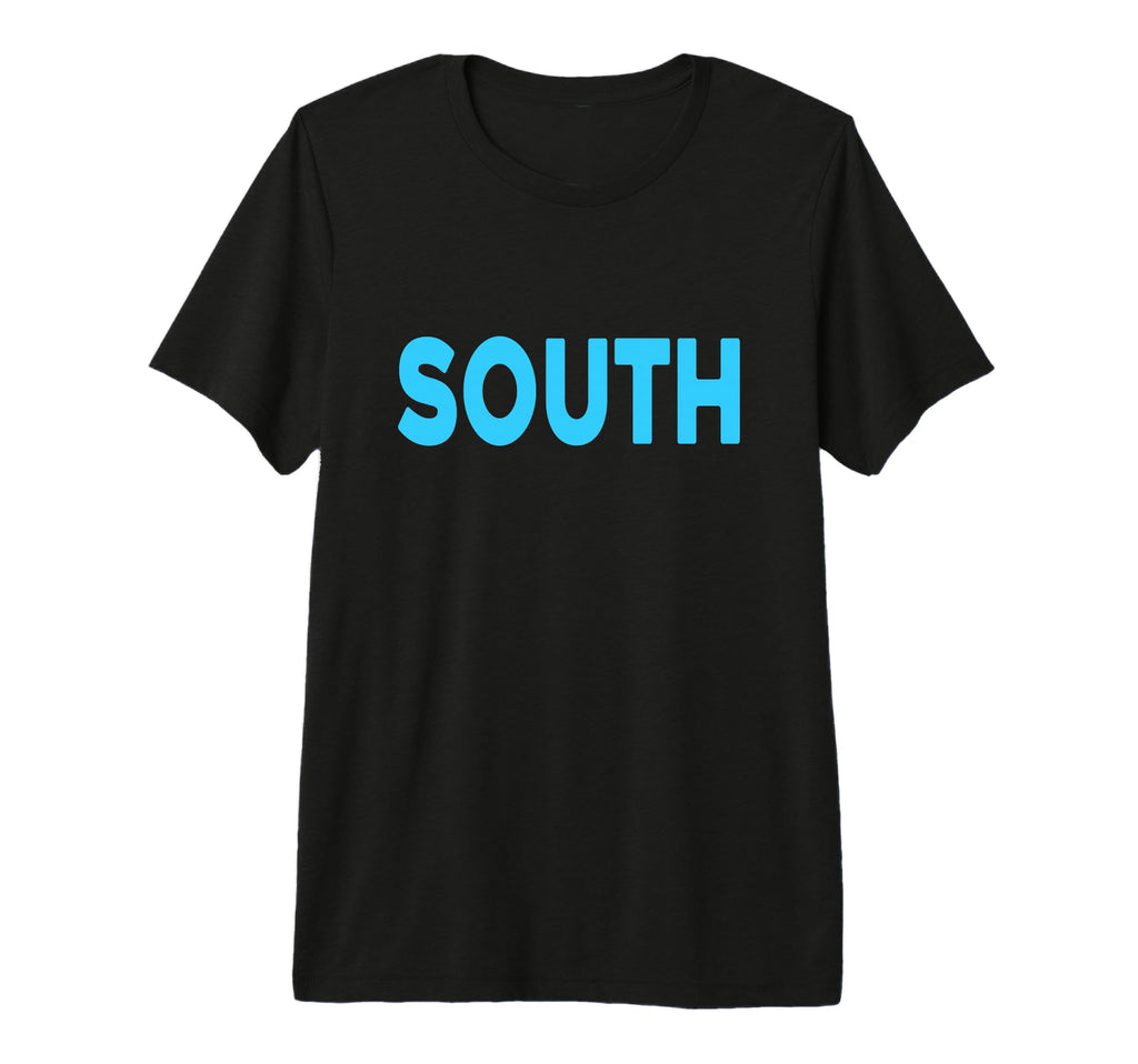 Blue South Team Colors Spirit Sports T-Shirt - Graphic Print Men Women - T-Shirt, Sweatshirt, Hoodie