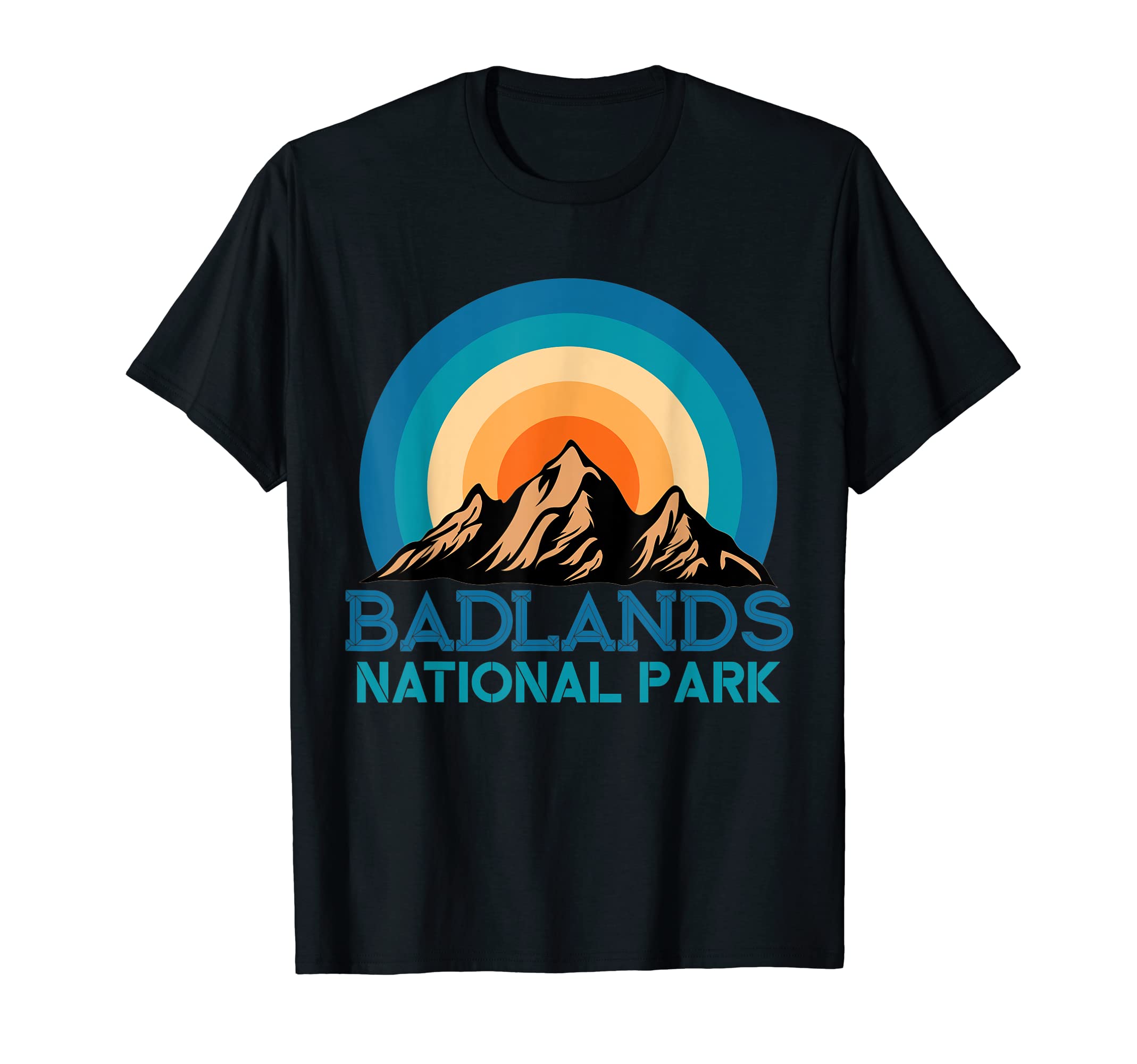 Badlands National Park Mountain Hiking T-Shirt - Novelty Apparel for Adults - T-Shirt, Sweatshirt, Hoodie