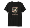 Soccer Coach Senior Night Tri Blend T-Shirt - Custom Art Print for Adults - T-Shirt, Sweatshirt, Hoodie