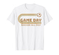 Soccer Game Day Rainbow T-Shirt - Unique Graphic for Adults - T-Shirt, Sweatshirt, Hoodie