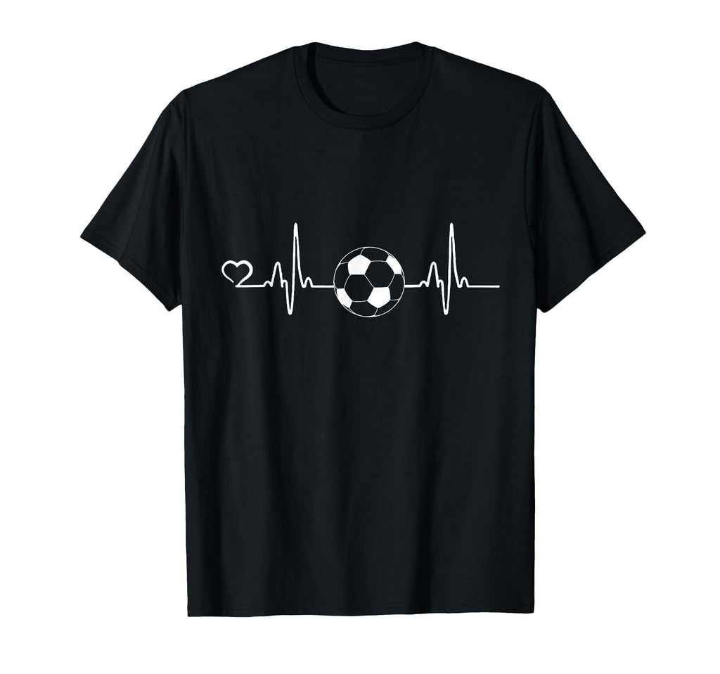 Soccer Heartbeat Soccer Player Gift T-Shirt - Trendy Graphic Men Women - T-Shirt, Sweatshirt, Hoodie