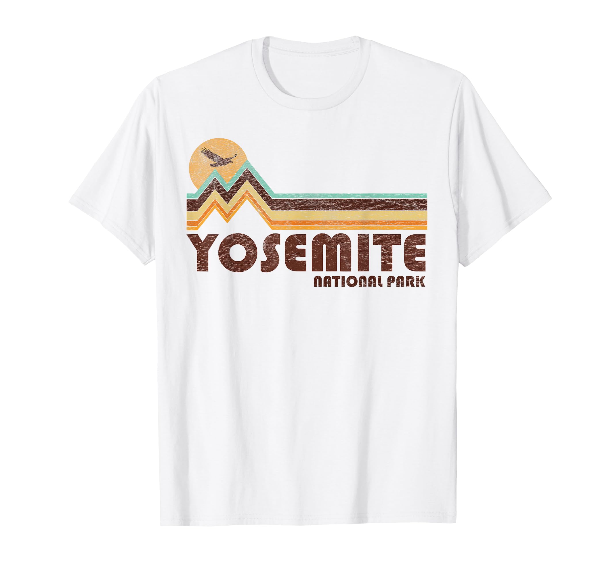 Yosemite National Park 70S 80S T-Shirt - Novelty Apparel Unisex - T-Shirt, Sweatshirt, Hoodie