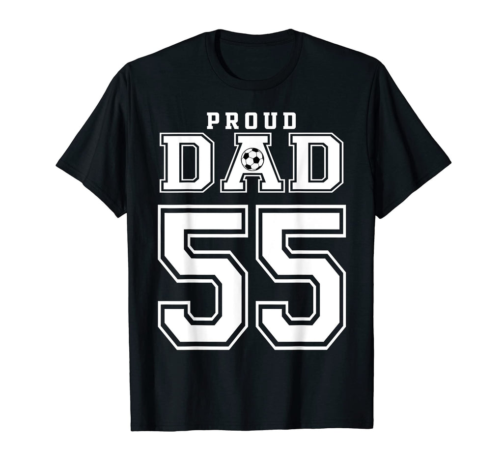 Number 55 Custom Proud Soccer T-Shirt - Fun Novelty Design Men Women - T-Shirt, Sweatshirt, Hoodie