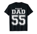 Number 55 Custom Proud Soccer T-Shirt - Fun Novelty Design Men Women - T-Shirt, Sweatshirt, Hoodie