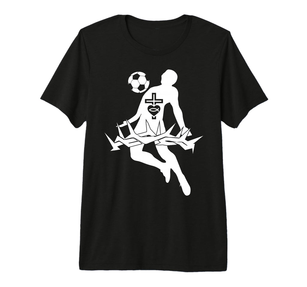 Religious Jesus Soccer Christ God Soccer T-Shirt - Trendy Graphic Unisex - T-Shirt, Sweatshirt, Hoodie