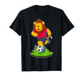 Lion Soccer Player Soccer Sports T-Shirt - Minimalist Print Unisex - T-Shirt, Sweatshirt, Hoodie