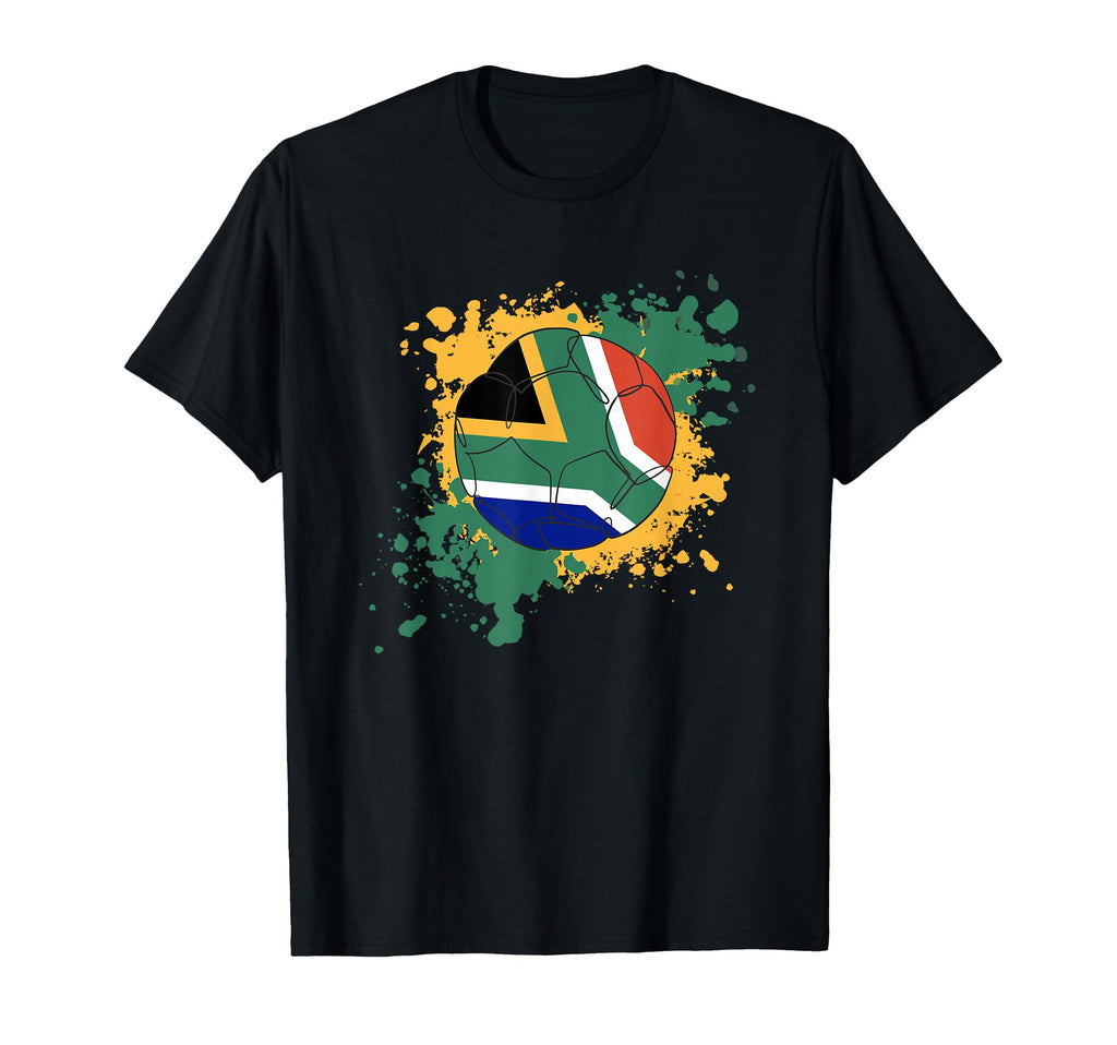 Soccer Ball Flag South Africa T-Shirt - Aesthetic Graphic Men Women - T-Shirt, Sweatshirt, Hoodie