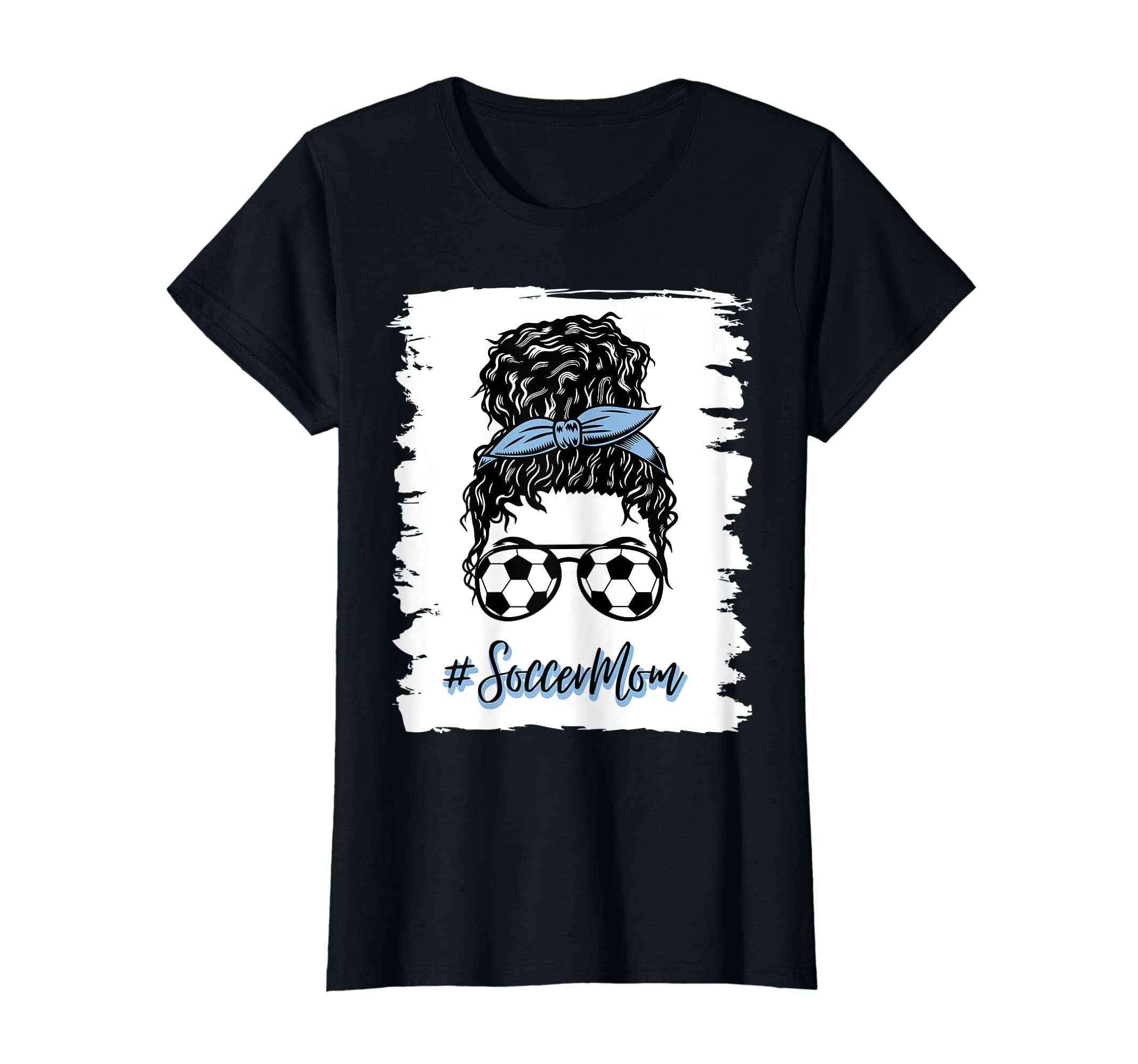 Womens Proud Soccer Mom Mama Ball Mom T-Shirt - Trendy Graphic for Adults - T-Shirt, Sweatshirt, Hoodie