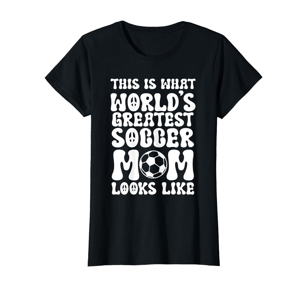 Worlds Greatest Soccer Mom Soccer Mom T-Shirt - Custom Art Print Unisex - T-Shirt, Sweatshirt, Hoodie