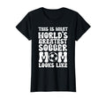 Worlds Greatest Soccer Mom Soccer Mom T-Shirt - Custom Art Print Unisex - T-Shirt, Sweatshirt, Hoodie