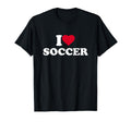 I Love Heart Soccer Lover Player T-Shirt - Graphic Print for Adults - T-Shirt, Sweatshirt, Hoodie